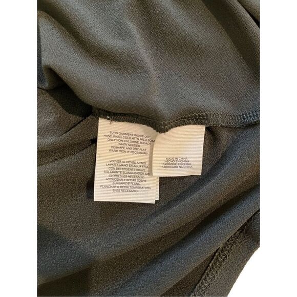 Rachel Roy  forest green split sleeve top - XS - 🙂3/$15 - Picture 7 of 8
